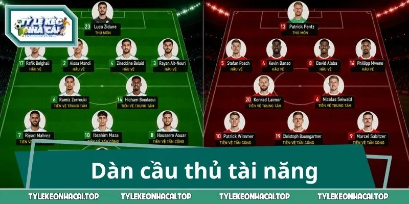 Algeria vs Áo tung vào sân dàn cầu thủ tài năng