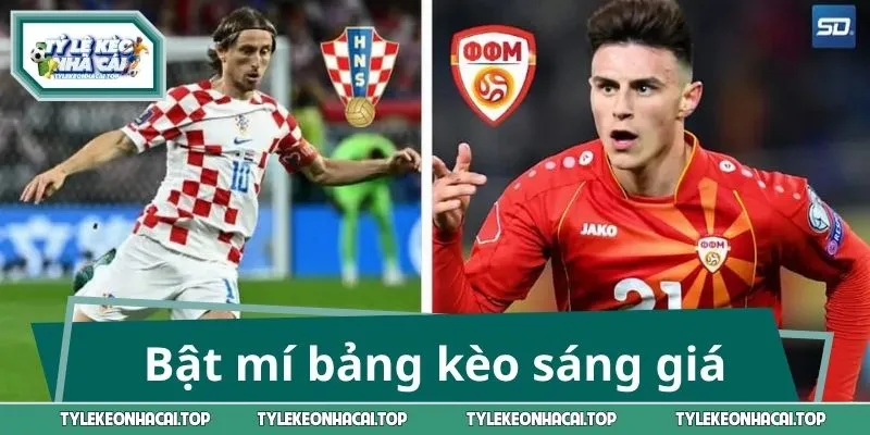 Bật mí bảng kèo sáng giá trong trận bóng