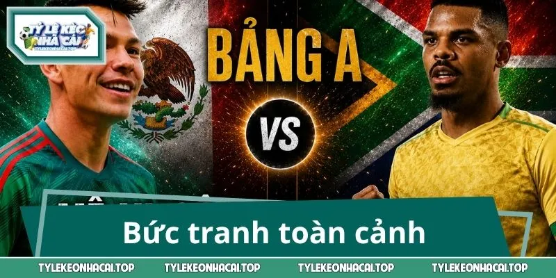 Bức tranh toàn cảnh trước trận Mexico - Nam Phi