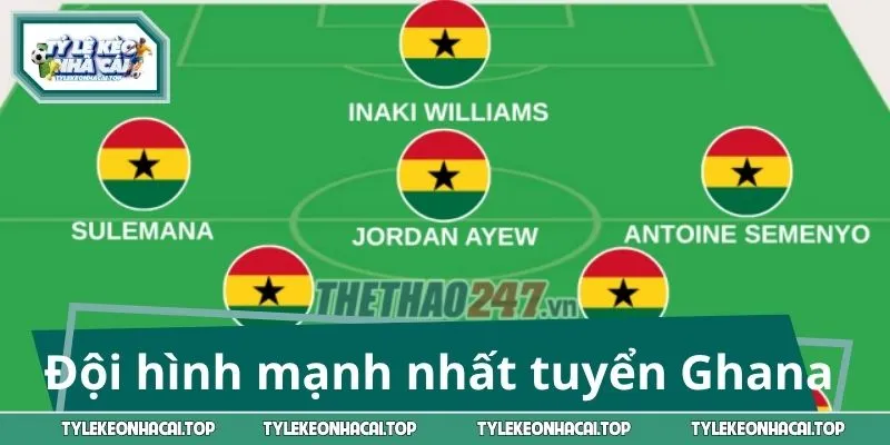 Đội hình mạnh nhất tuyển Ghana 